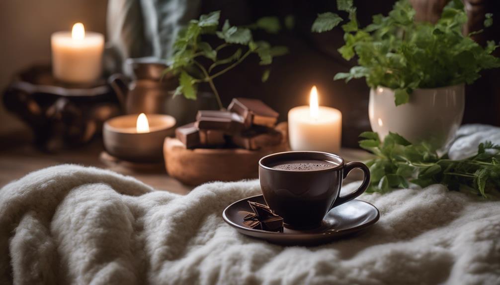 chocolate and tea relaxation benefits