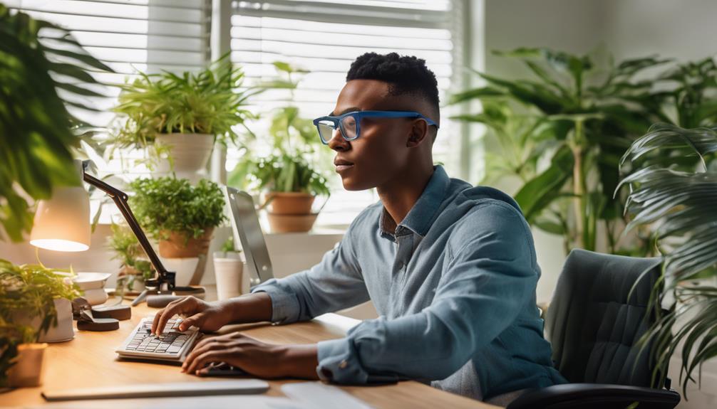 eye protection during screen time