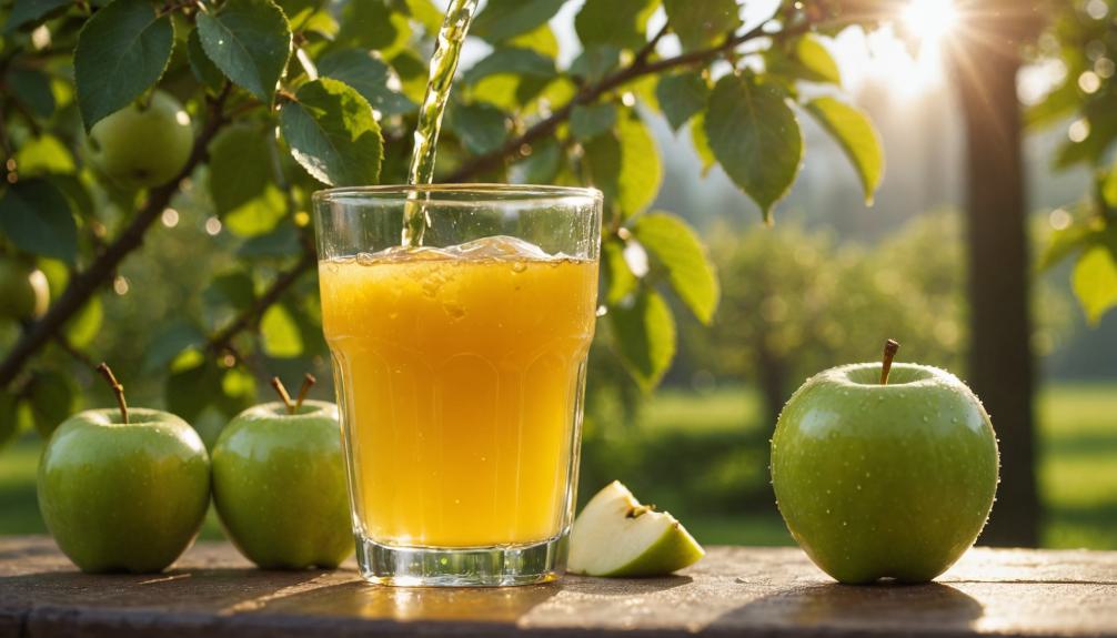 health benefits of apple juice