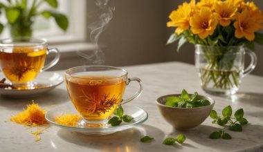 saffron tea for stress relief