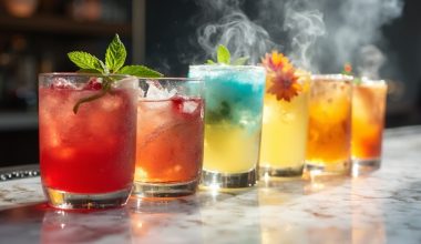 non alcoholic drinks shining spotlight