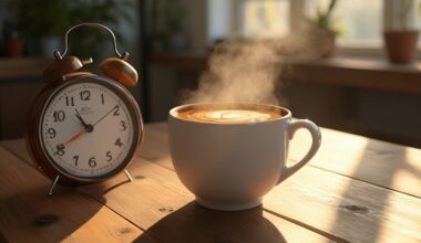 coffee timing for maximum energy