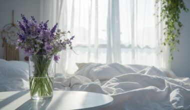 flowers reducing bedroom nightmares