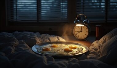 nighttime egg consumption effects