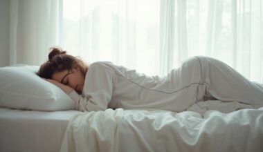 sleeping position affects back health